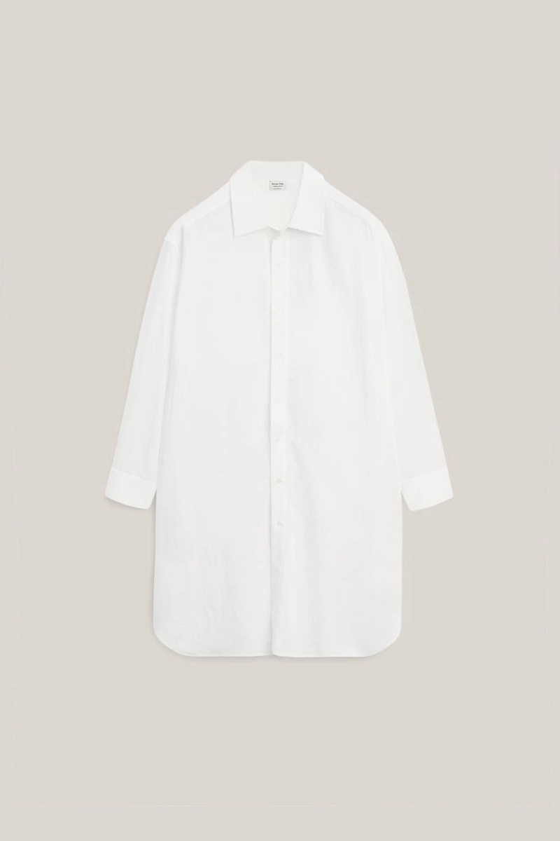 Рубашка из длинной протекающей 100% хлопковой ткани - лимитированное издание