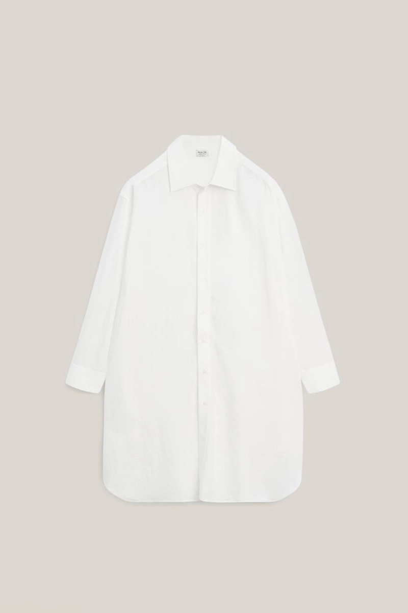 Рубашка из длинной протекающей 100% хлопковой ткани - лимитированное издание
