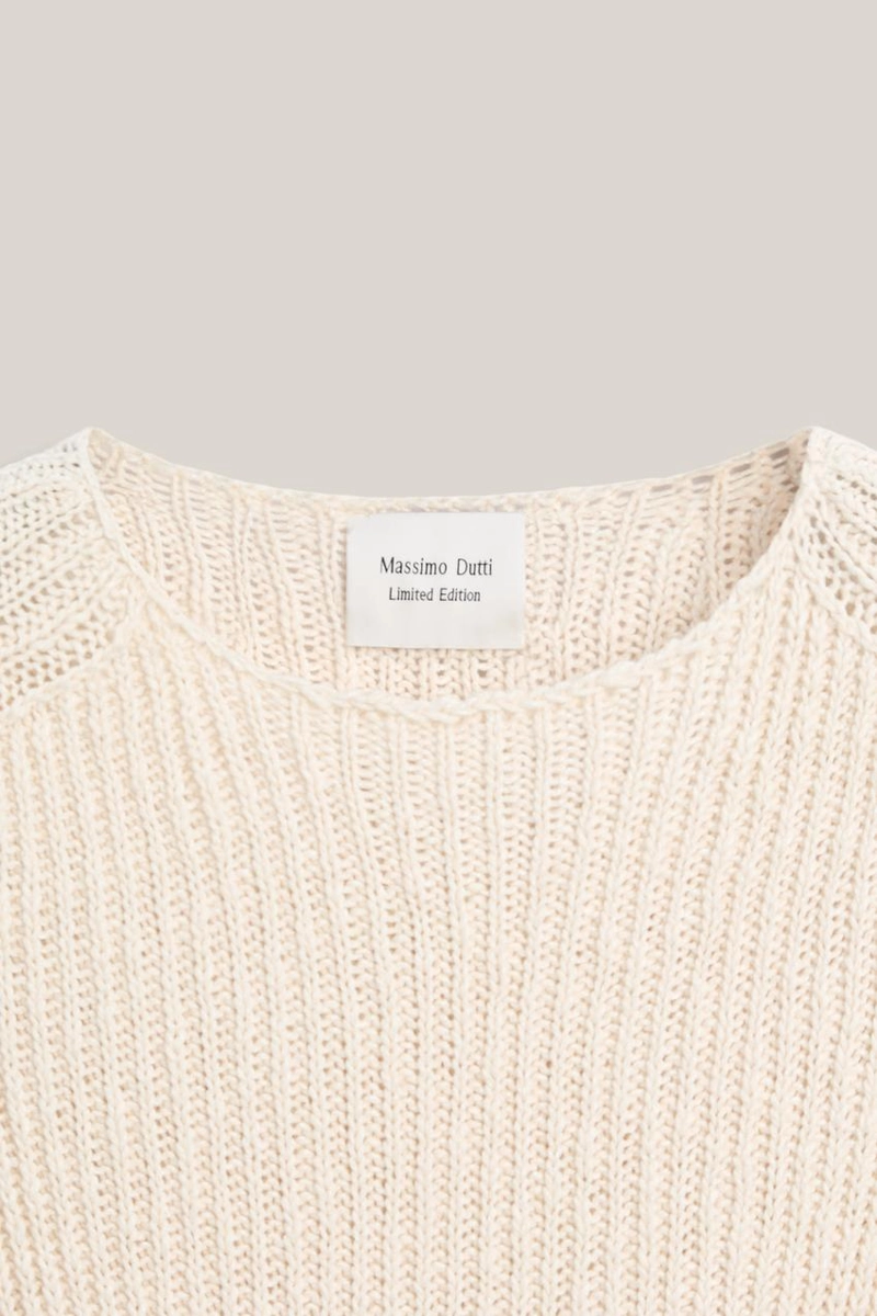 Джемпер из текстильной смеси с текстурой - лимитированная коллекция