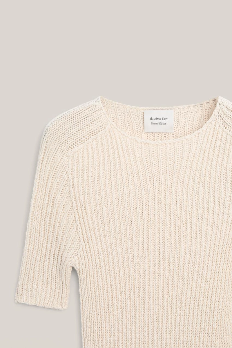 Джемпер из текстильной смеси с текстурой - лимитированная коллекция