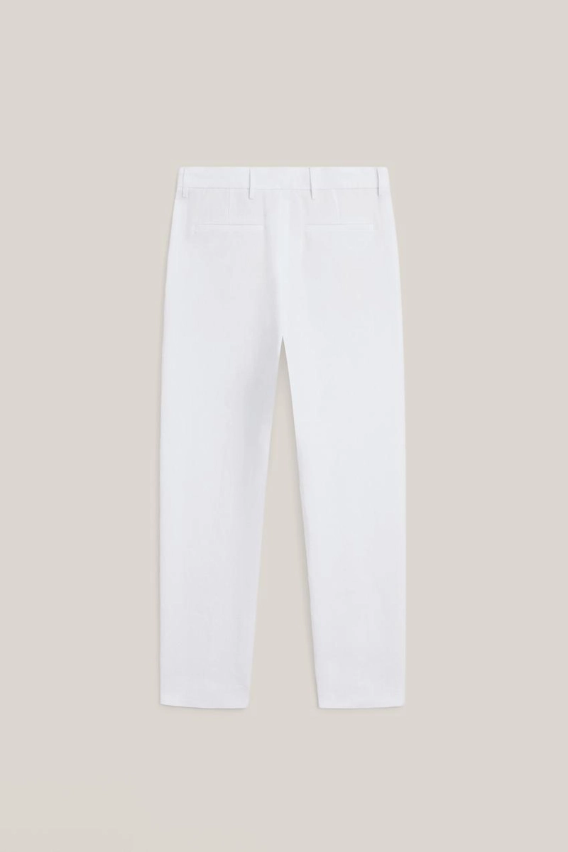 Льняные брюки с двойными стрелками - limited edition