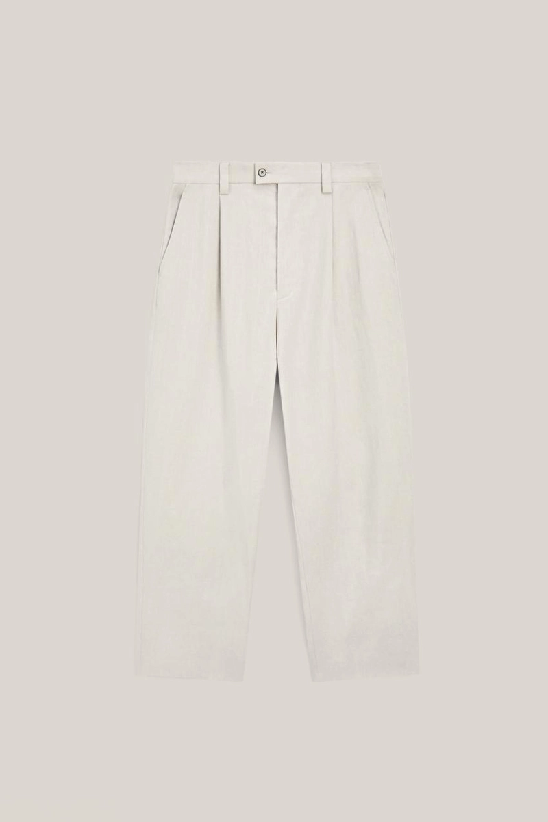 Брюки для костюма из 100% льна - лимитированная коллекция