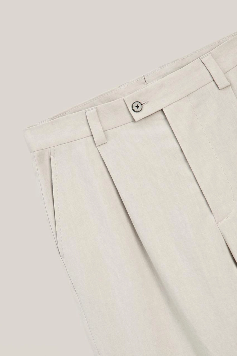 Брюки для костюма из 100% льна - лимитированная коллекция