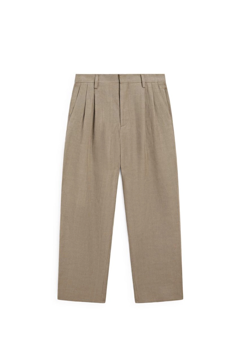 Брюки из хлопкового поплина с ластиком - лимитированное издание