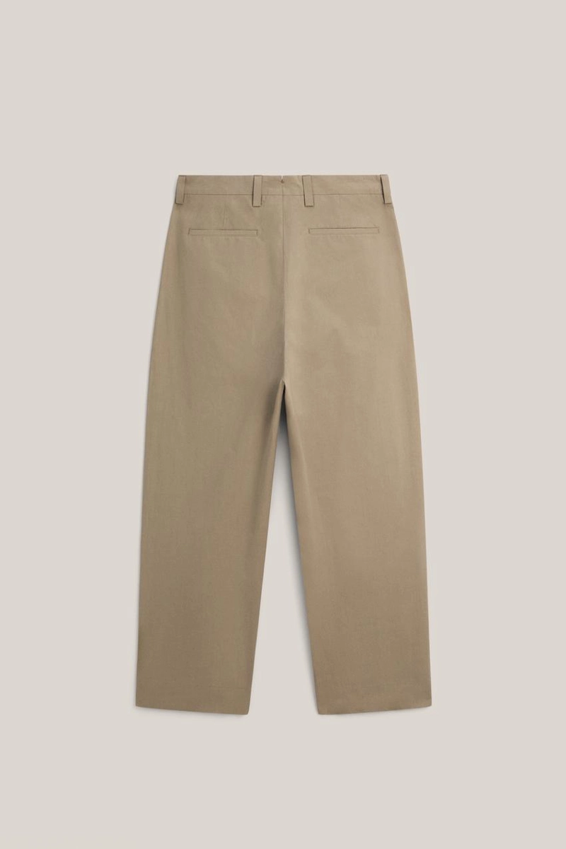 Брюки из хлопкового поплина с ластиком - лимитированное издание