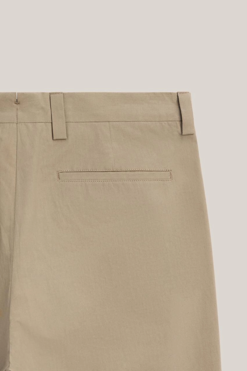 Брюки из хлопкового поплина с ластиком - лимитированное издание