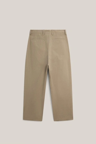 Брюки из хлопкового поплина с ластиком - лимитированное издание- Заказать в России