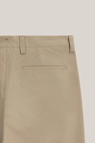 Брюки из хлопкового поплина с ластиком - лимитированное издание- Заказать в России