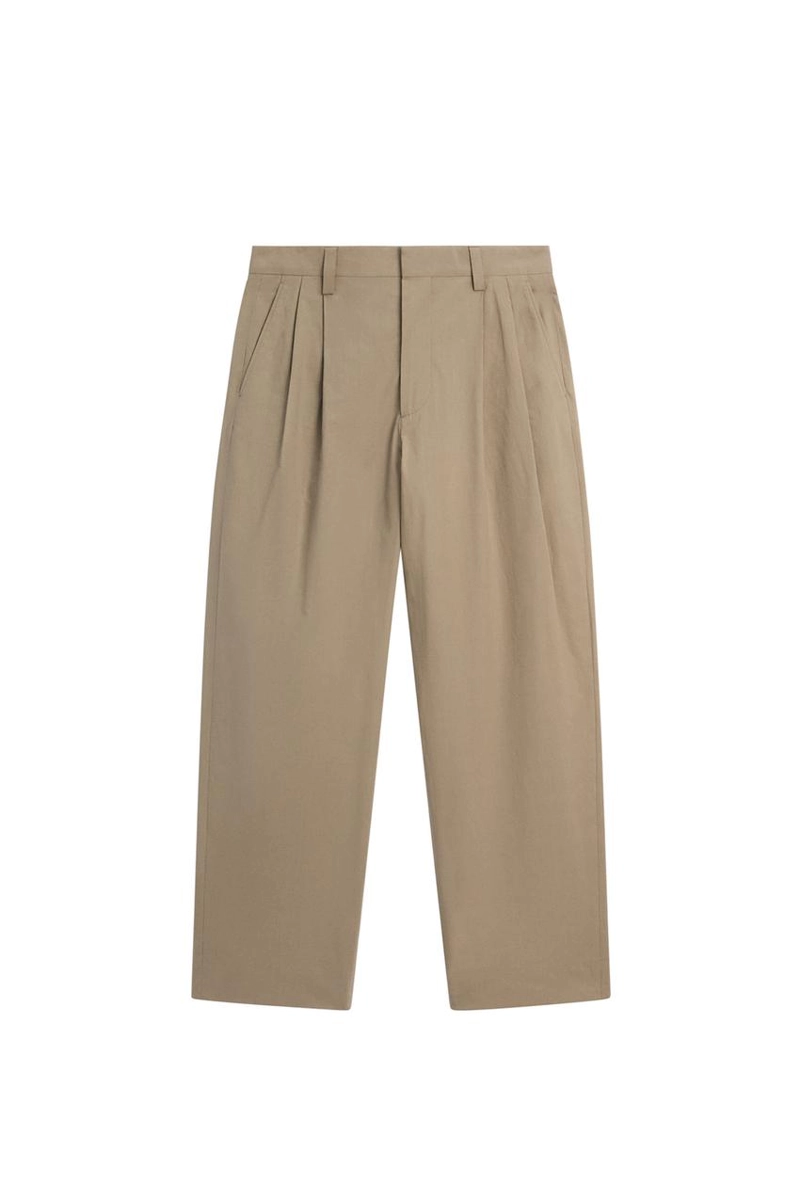 Брюки из хлопкового поплина с ластиком - лимитированное издание