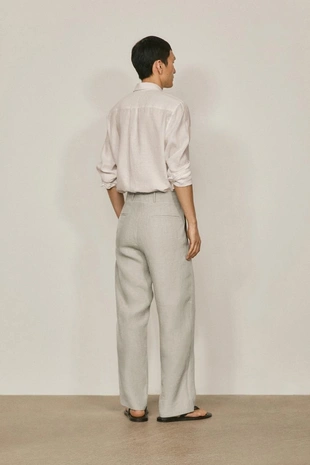 Брюки из 100% льна - limited edition- Заказать в России