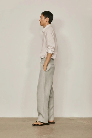 Брюки из 100% льна - limited edition- Заказать в России