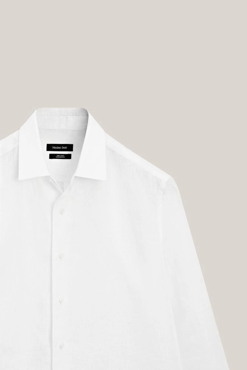 Рубашка из чистого льна limited edition