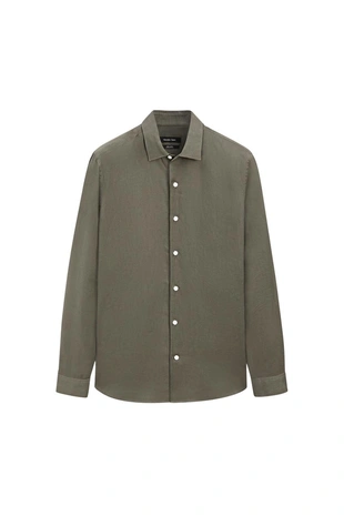 Купить Massimo Dutti Рубашка из чистого льна EXTRA FINE - LIMITED EDITION