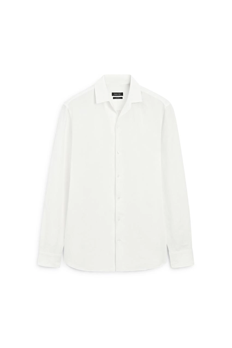 Рубашка из смесового льна - лимитированная коллекция