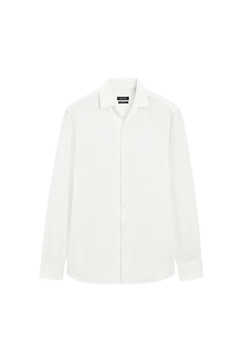 Рубашка из смесового льна - лимитированная коллекция