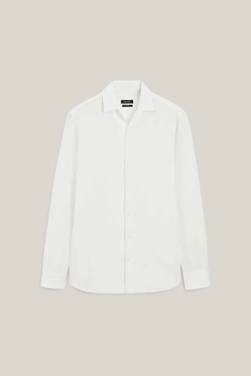 Рубашка из смесового льна - лимитированная коллекция