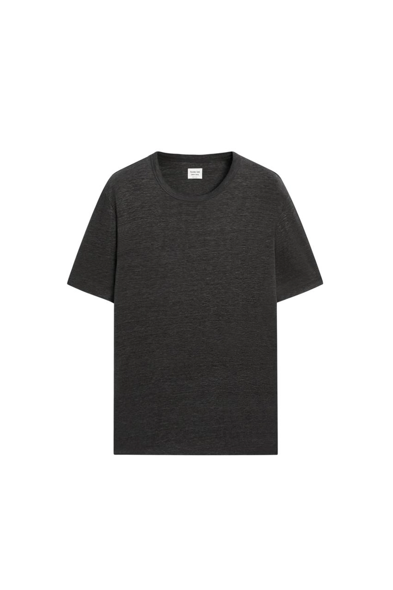 Футболка с короткими рукавами из 100% льна - лимитированная коллекция