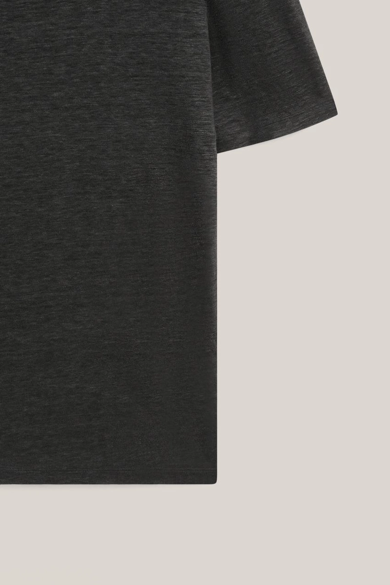 Футболка с короткими рукавами из 100% льна - лимитированная коллекция