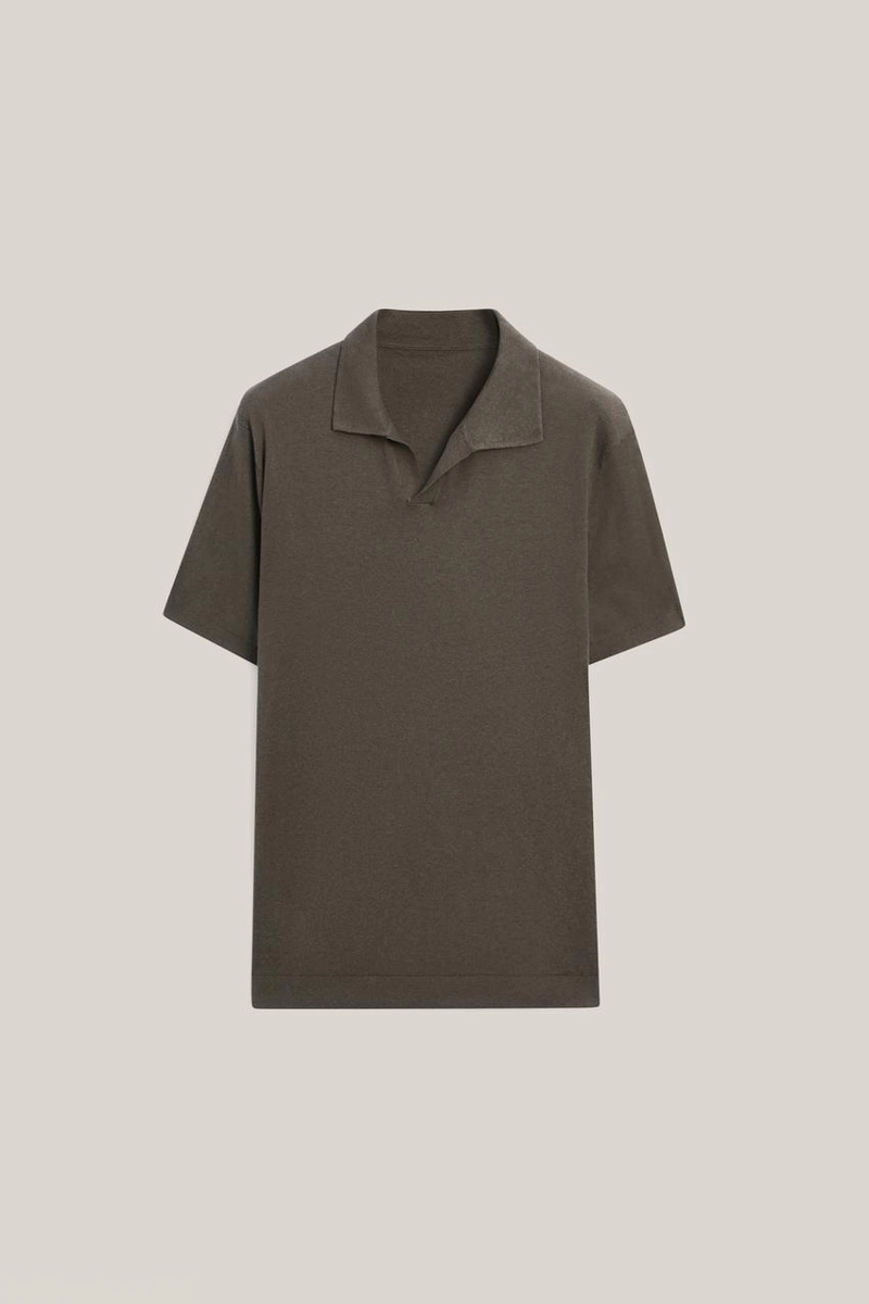 Поло-свитер из хлопка и льна - лимитированная коллекция