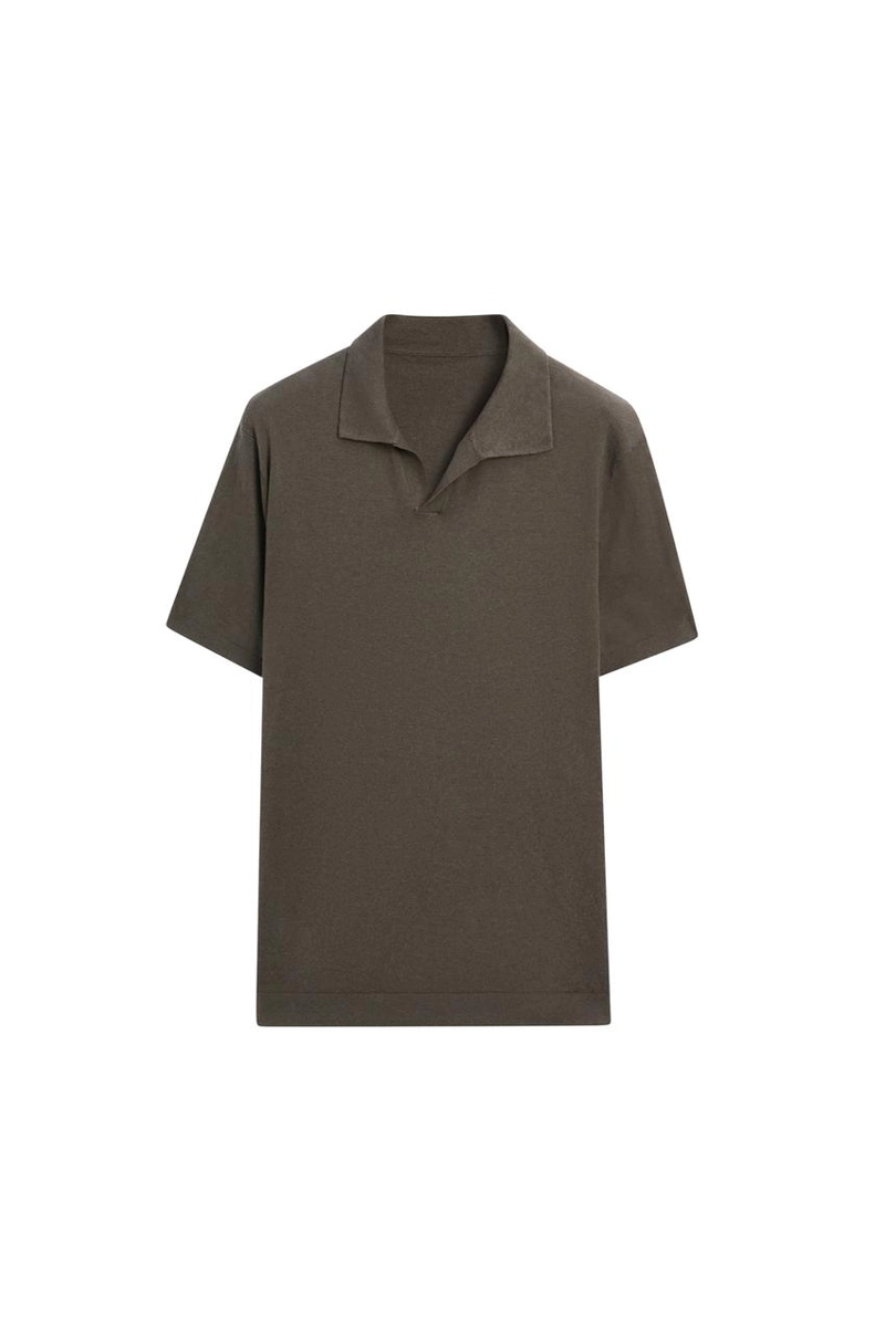 Поло-свитер из хлопка и льна - лимитированная коллекция