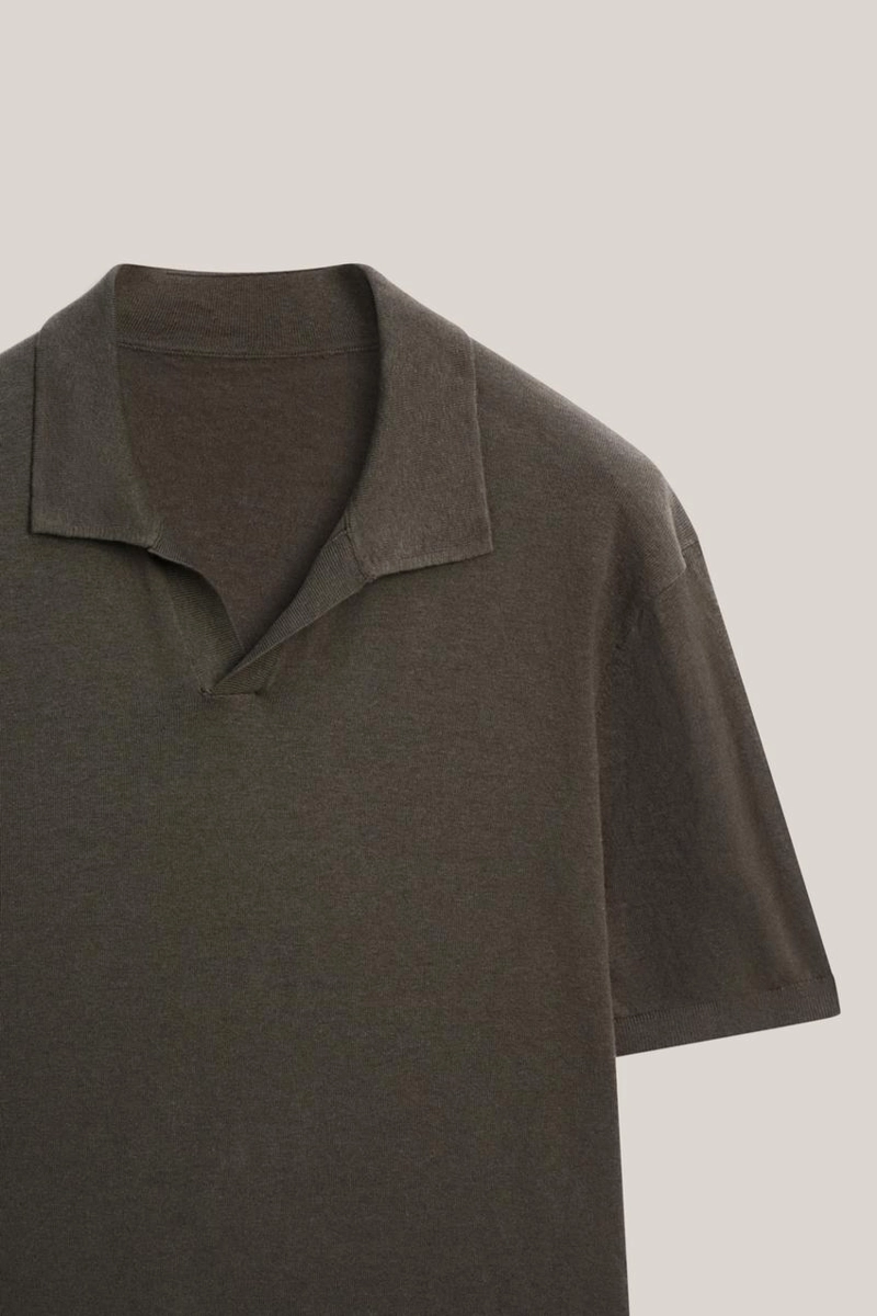 Поло-свитер из хлопка и льна - лимитированная коллекция