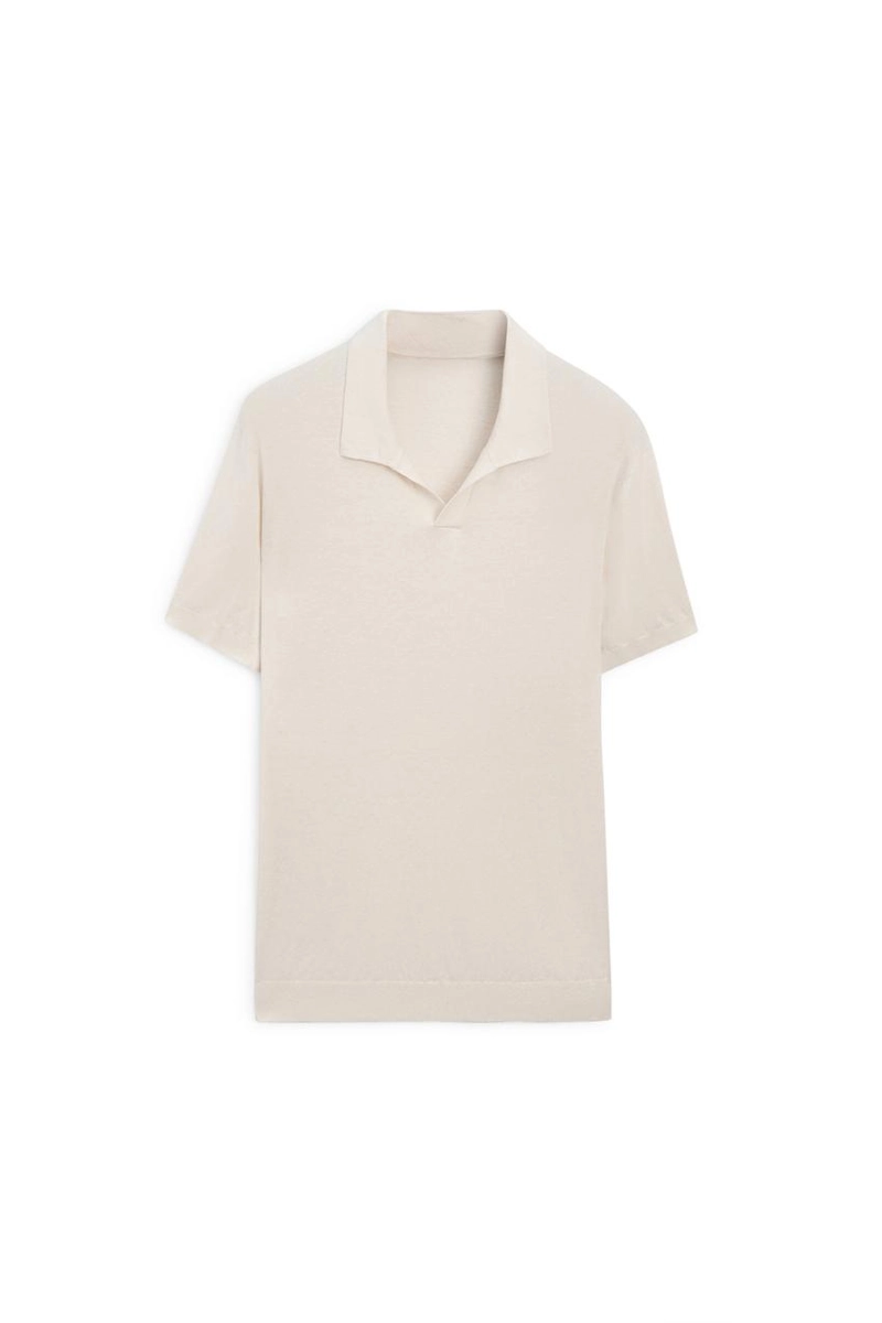 Поло-свитер из хлопка и льна - limited edition