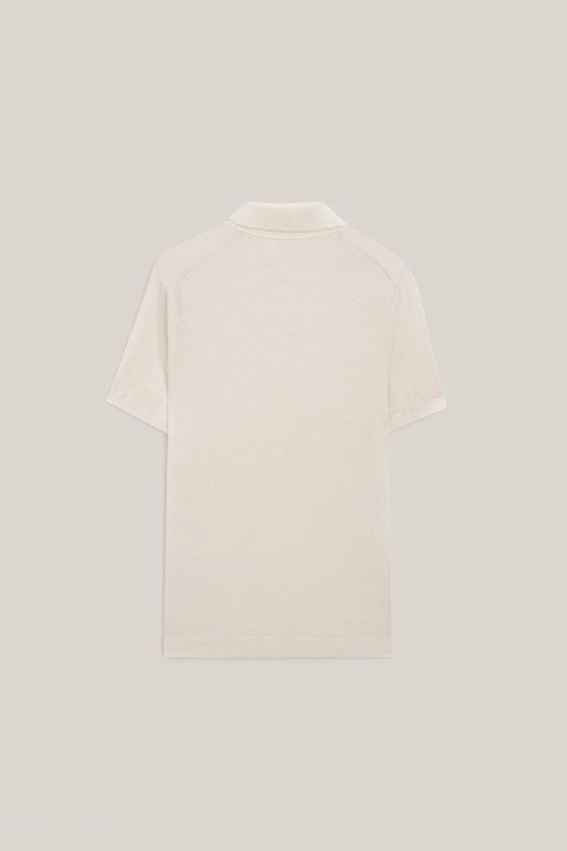 Поло-свитер из хлопка и льна - limited edition