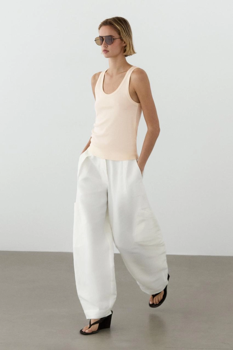 Майка без рукавов из 100% хлопка