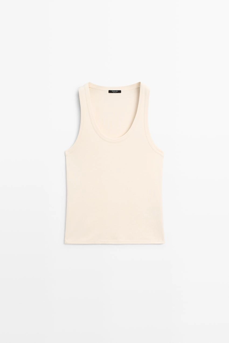 Майка без рукавов из 100% хлопка