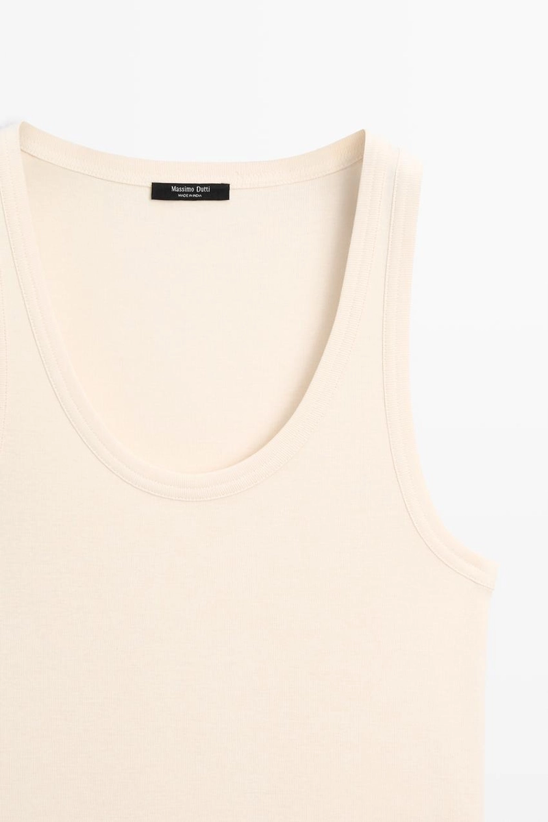 Майка без рукавов из 100% хлопка