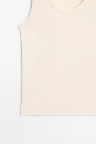 Майка без рукавов из 100% хлопка- Заказать в России