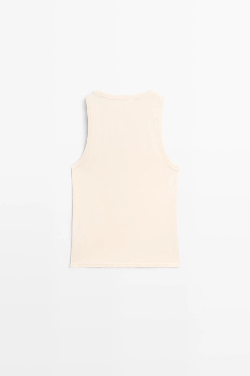 Майка без рукавов из 100% хлопка