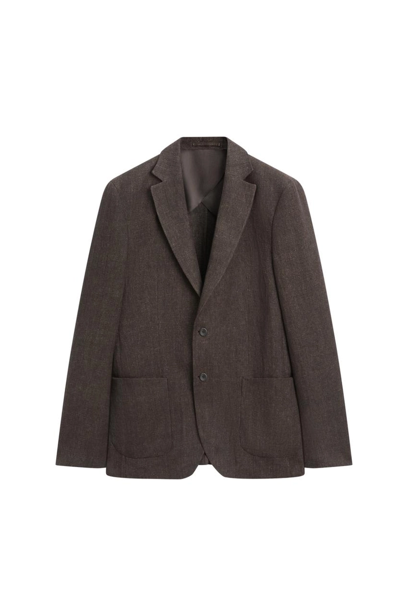 Пиджак из меланжевого льна 100%