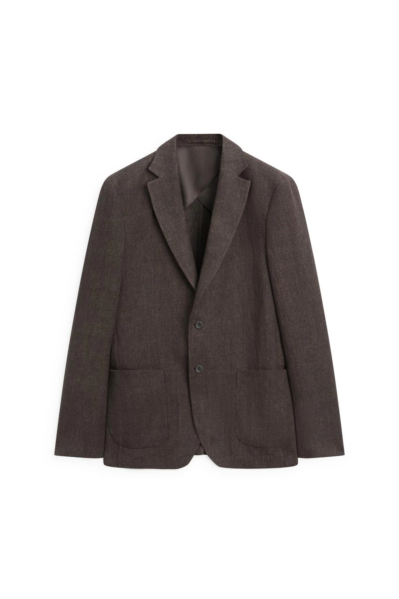 Пиджак из меланжевого льна 100%