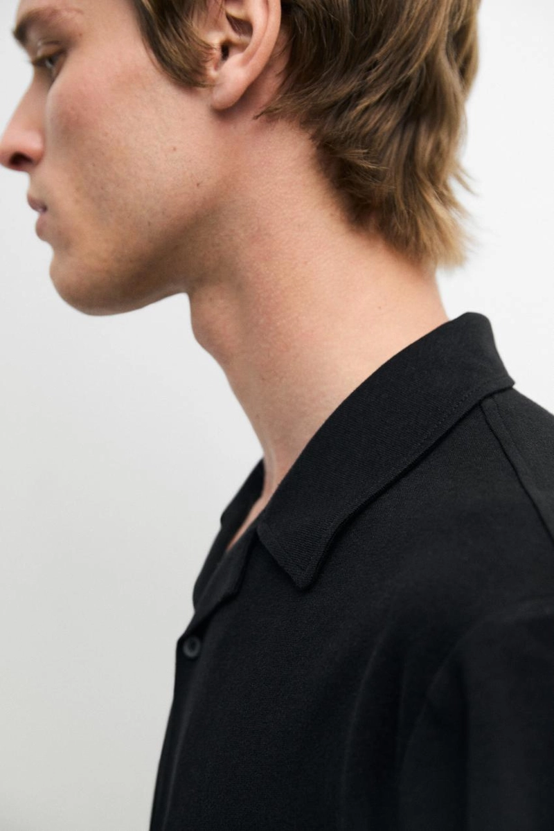 Рубашка с короткими рукавами из льна и хлопка