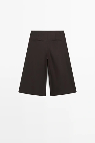 Длинные бермуды с полосатым деталем- Заказать в России