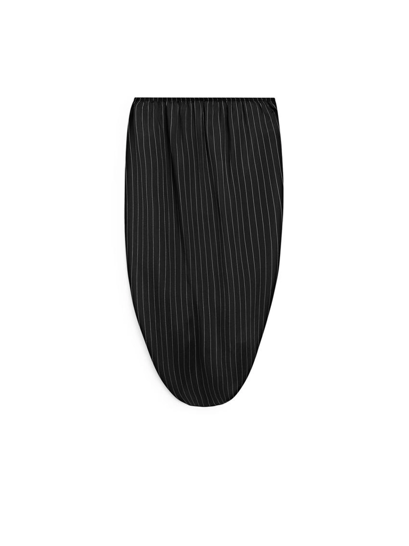 Юбка в полоску с драпировкой - studio