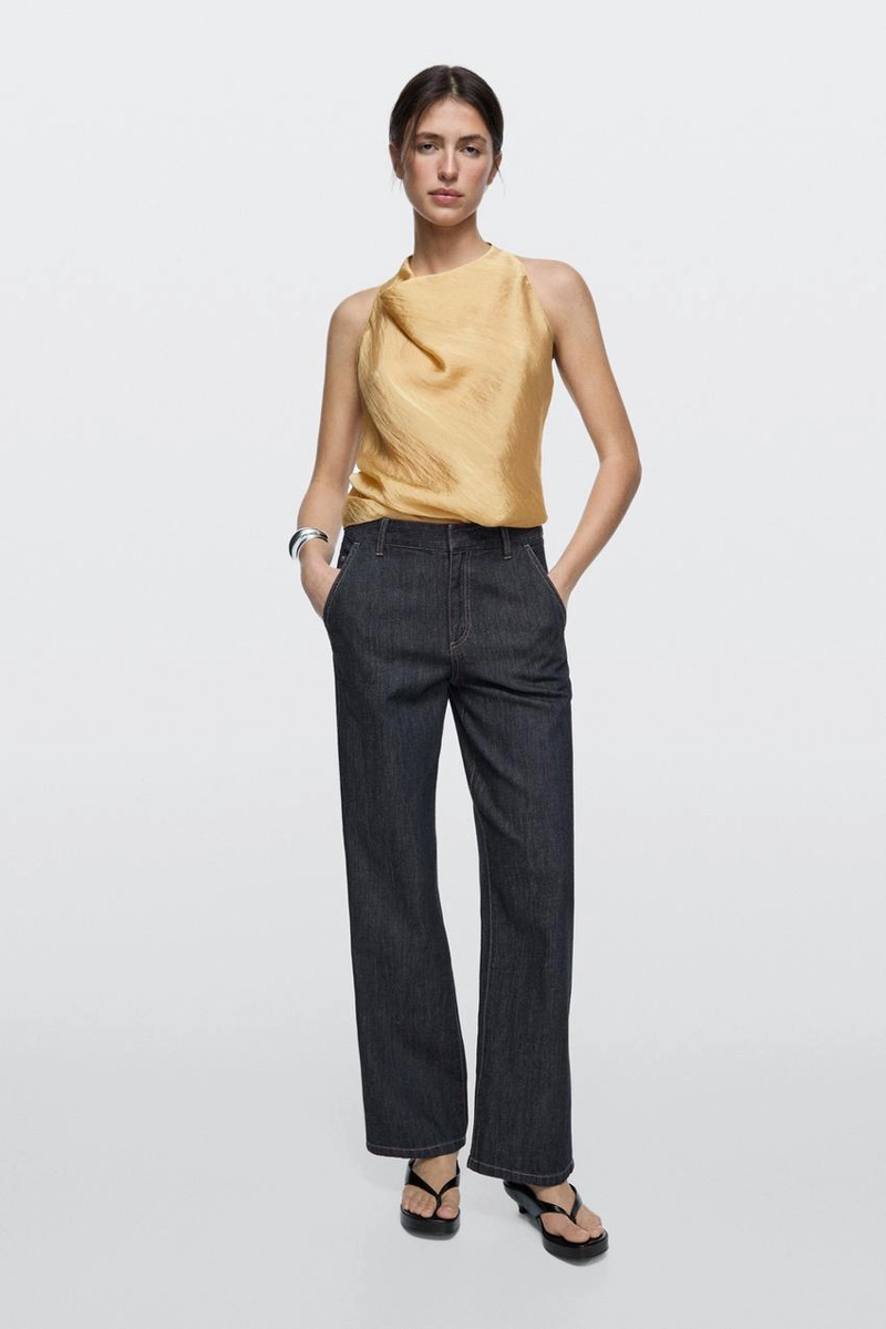 Джинсы свободного кроя