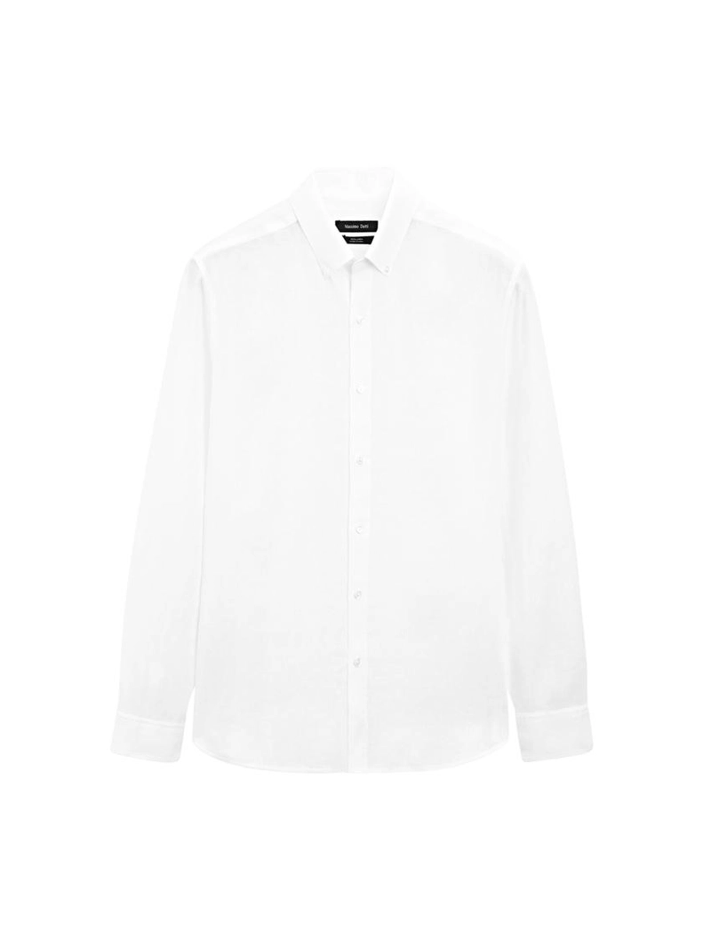 Рубашка свободного кроя из 100% льна