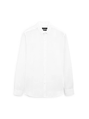 Рубашка свободного кроя из 100% льна- Заказать в России