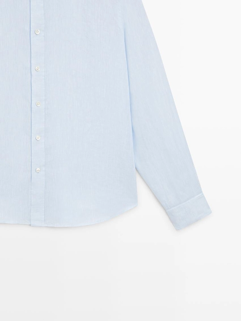 Рубашка с регулярной посадкой из 100% льна