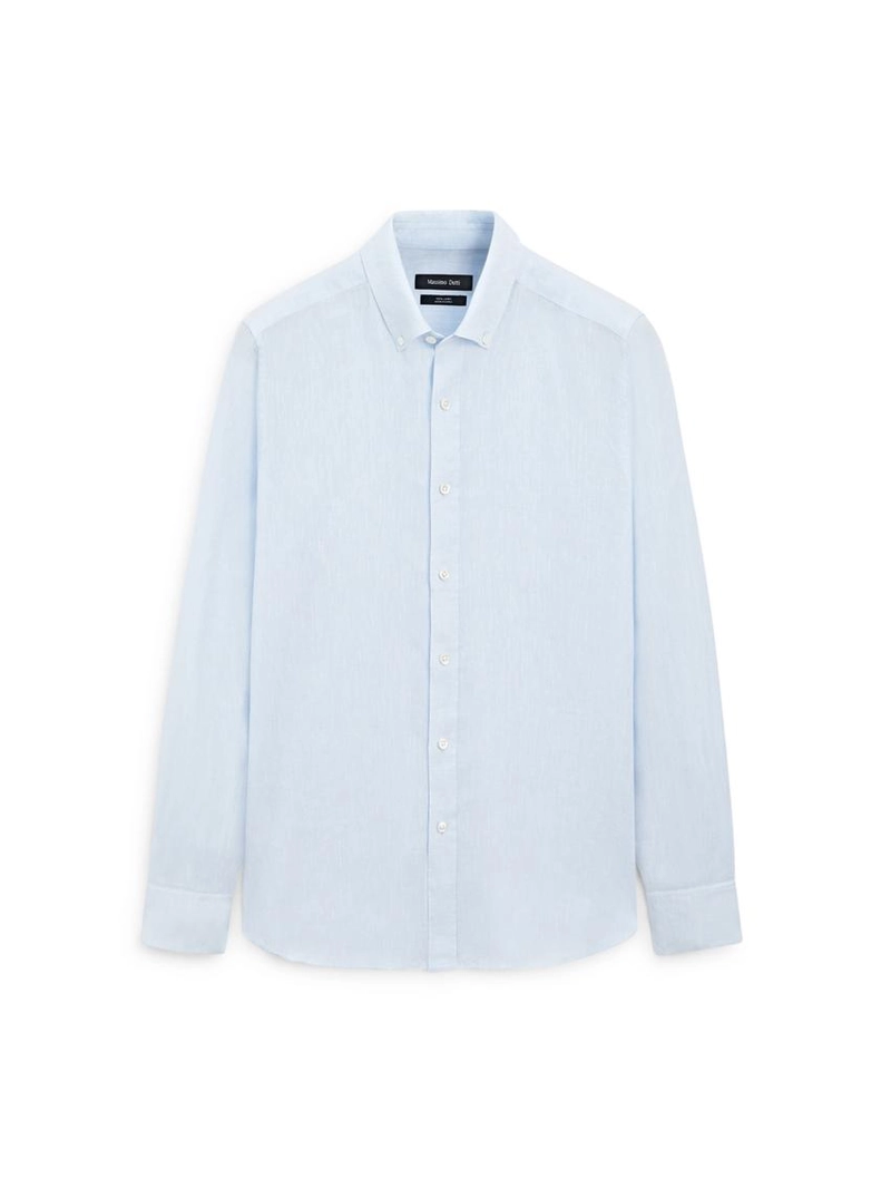 Рубашка с регулярной посадкой из 100% льна