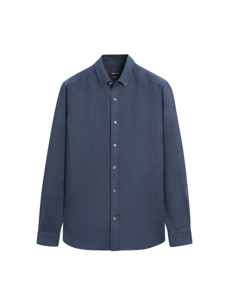 Рубашка из 100% льна свободного кроя