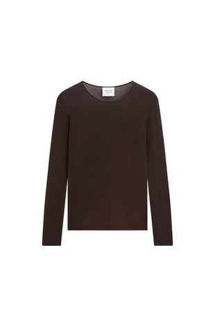 Прозрачный топ из шелково-шерстяной смеси - лимитированная коллекция- Заказать в России