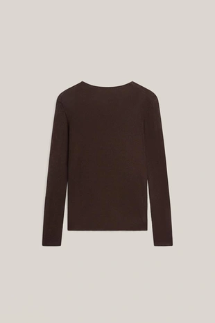 Прозрачный топ из шелково-шерстяной смеси - лимитированная коллекция- Заказать в России