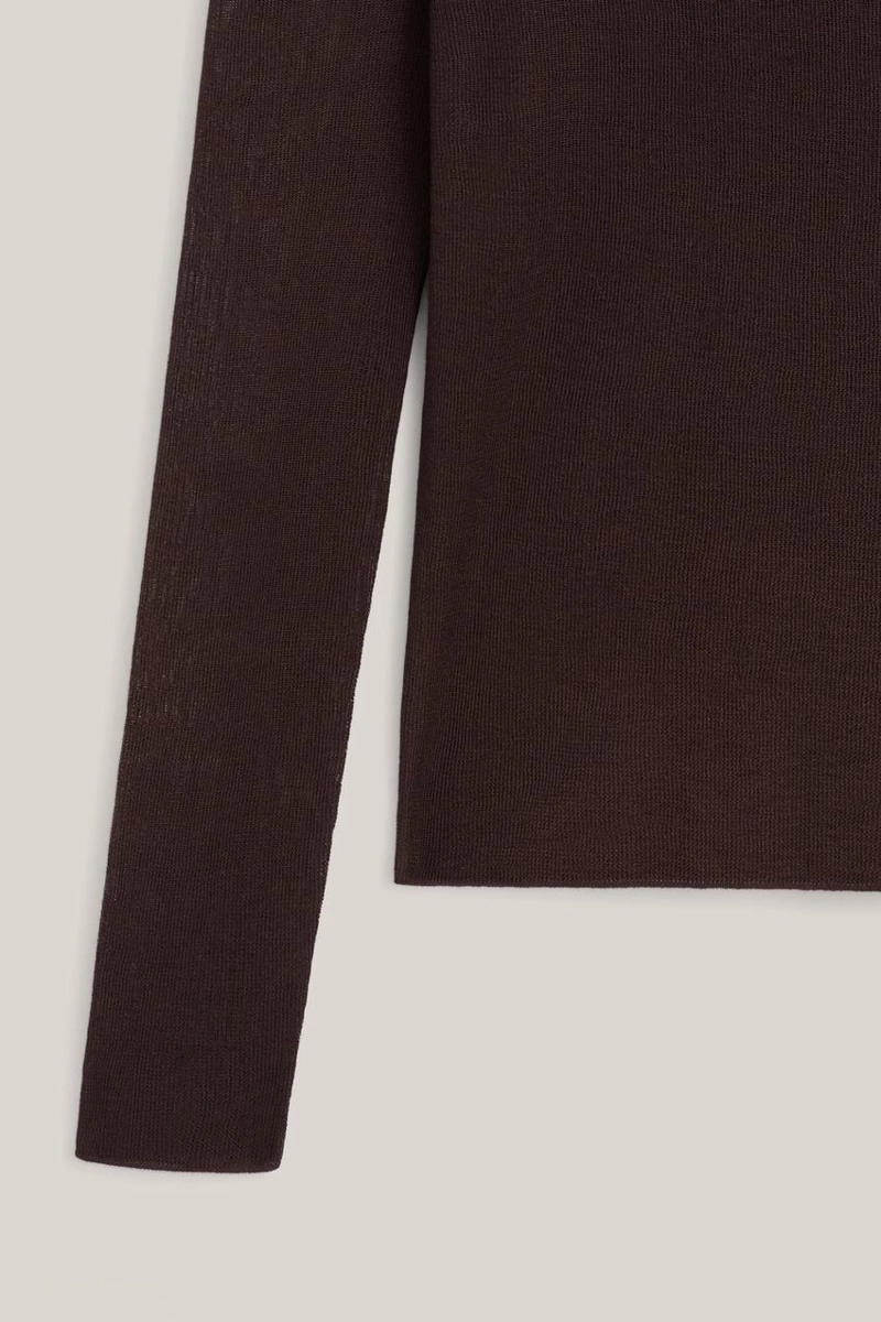 Прозрачный топ из шелково-шерстяной смеси - лимитированная коллекция