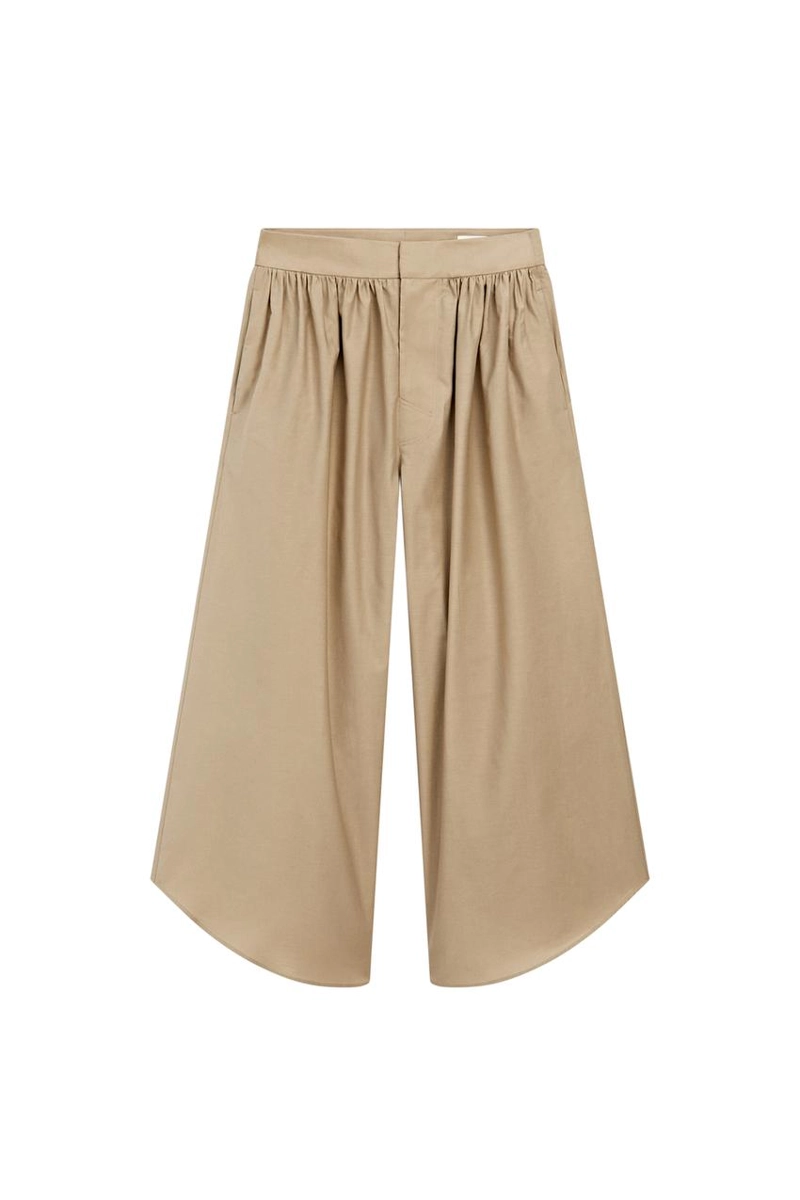 Брюки-капри с деталями в складку - лимитированная коллекция