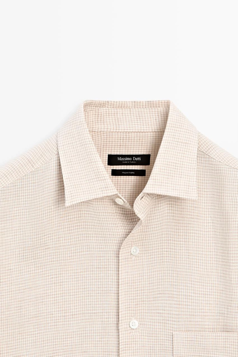 Рубашка из льна 100% льна