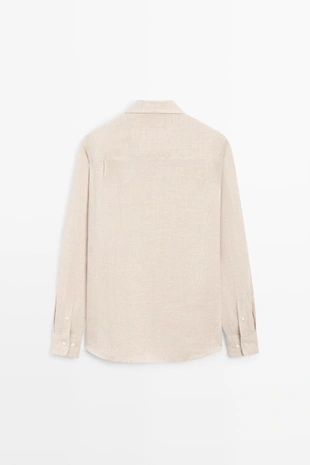 Купить Massimo Dutti Рубашка из льна 100% льна