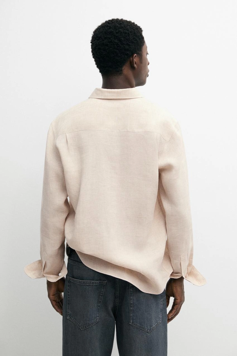 Рубашка из льна 100% льна